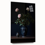 Vintage Botanical Art Prints – Elegant Rose Vase Illustration