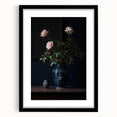 Vintage Botanical Art Prints – Elegant Rose Vase Illustration