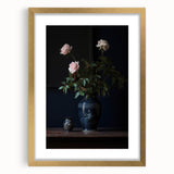 Vintage Botanical Art Prints – Elegant Rose Vase Illustration