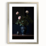 Vintage Botanical Art Prints – Elegant Rose Vase Illustration