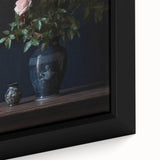 Vintage Botanical Art Prints – Elegant Rose Vase Illustration