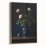 Vintage Botanical Art Prints – Elegant Rose Vase Illustration