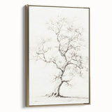 Vintage Botanical Art Prints – Pencil Tree Illustration