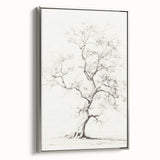 Vintage Botanical Art Prints – Pencil Tree Illustration