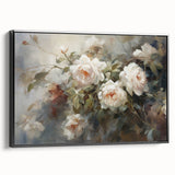 Vintage Botanical Art Prints – Soft Pink Roses Illustration