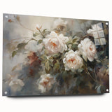 Vintage Botanical Art Prints – Soft Pink Roses Illustration