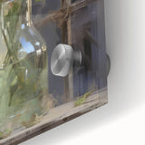 Vintage Botanical Art Prints – Red Flowers in Vase Illustration