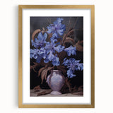 Vintage Botanical Art Prints – Blue Flowers in Vase Illustration