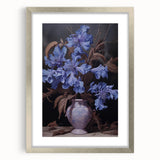 Vintage Botanical Art Prints – Blue Flowers in Vase Illustration