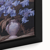 Vintage Botanical Art Prints – Blue Flowers in Vase Illustration