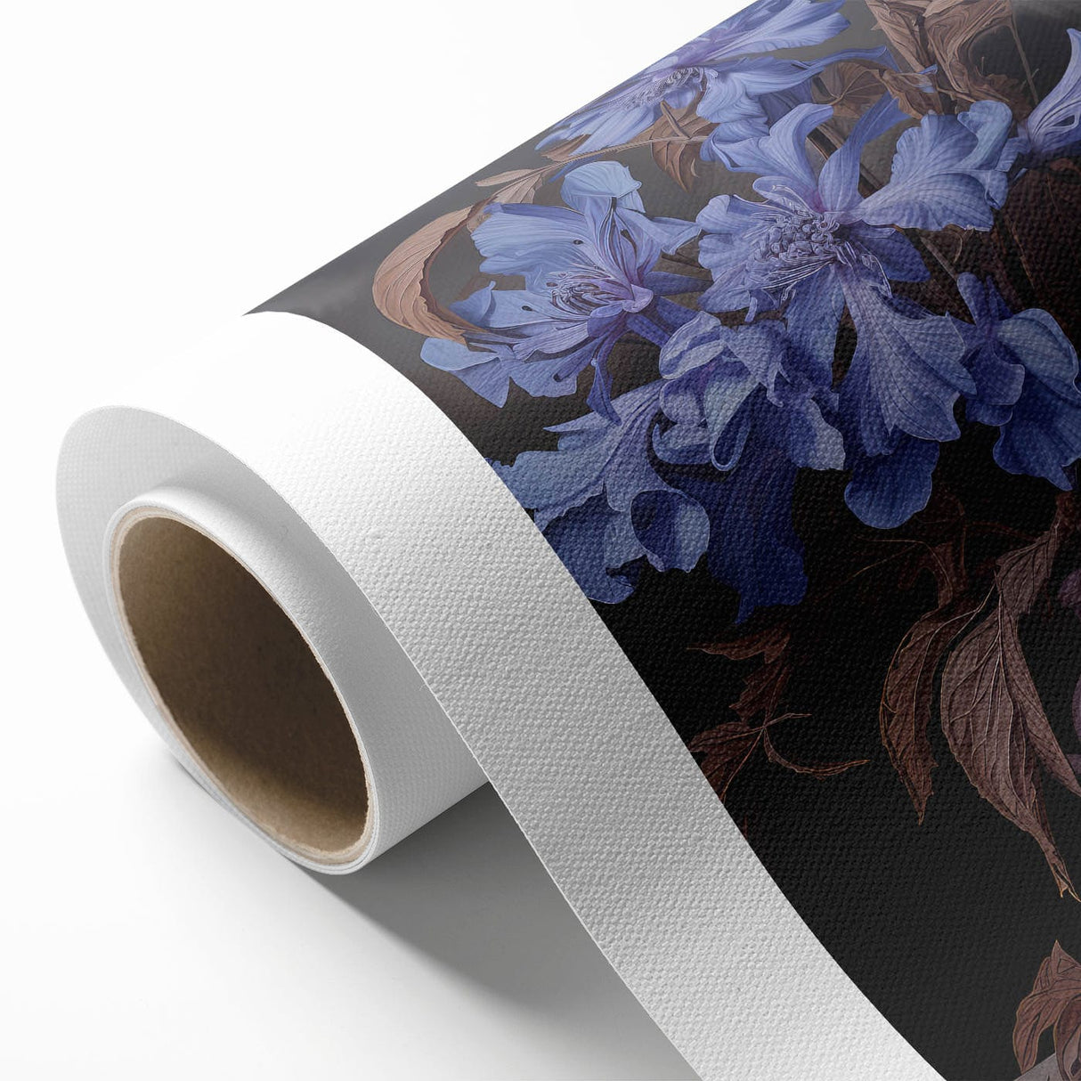 Vintage Botanical Art Prints – Blue Flowers in Vase Illustration