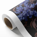 Vintage Botanical Art Prints – Blue Flowers in Vase Illustration