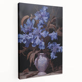 Vintage Botanical Art Prints – Blue Flowers in Vase Illustration