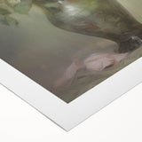 Vintage Botanical Art Prints – Soft Pink Roses in Vase Illustration