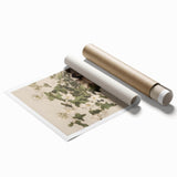 Vintage Botanical Art Prints – White Flowers in Pitcher Illustration