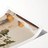 Vintage Botanical Art Prints – White Flowers in Pitcher Illustration