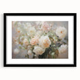 Vintage Botanical Art Prints – Soft Pink Roses in Vase Illustration