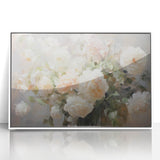 Vintage Botanical Art Prints – Soft Pink Roses in Vase Illustration