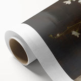 Vintage Botanical Art Prints – White Flowers in Glass Vase Illustration