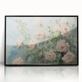 Vintage Botanical Art Print - Soft Pink Roses – Framed