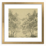 Vintage Botanical Art Prints – Scenic Tree Landscape Drawing