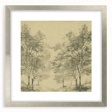 Vintage Botanical Art Prints – Scenic Tree Landscape Drawing