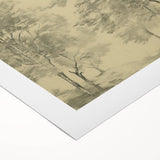 Vintage Botanical Art Prints – Scenic Tree Landscape Drawing