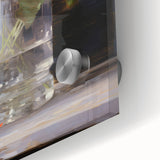 Vintage Botanical Art Print - Red Flowers in Glass Vase – Framed