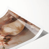 Vintage Botanical Art Print - Roses in Vase – Framed