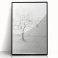 Vintage Botanical Art Print - Tree Sketch in Field – Framed