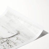 Vintage Botanical Art Print - Tree Sketch in Field – Framed