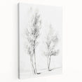Vintage Botanical Art Prints – Pencil Drawing of Trees – Elegant Wall Art