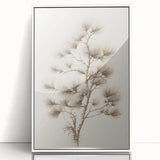 Vintage Botanical Art Prints – Pine Tree Illustration – Elegant Wall Art