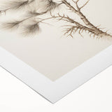 Vintage Botanical Art Prints – Pine Tree Illustration – Elegant Wall Art