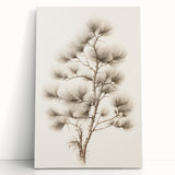 Vintage Botanical Art Prints – Pine Tree Illustration – Elegant Wall Art