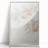 Vintage Botanical Art Prints – Apple Branch Pencil Drawing