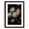 Vintage Botanical Art Print: Antique Floral Illustration with Peonies