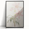 Vintage Botanical Art Print: Delicate Lily Floral Illustration