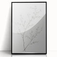 Vintage Botanical Art Print: Elegant Floral Sketch in Neutral Tones