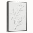 Vintage Botanical Art Print: Elegant Floral Sketch in Neutral Tones