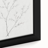 Vintage Botanical Art Print: Elegant Floral Sketch in Neutral Tones