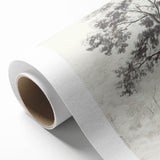 Vintage Botanical Art Print: Detailed Tree Sketch in Graphite Tones