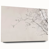 Minimalist Botanical Wall Art – Vintage Monochrome Print