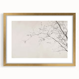 Minimalist Botanical Wall Art – Vintage Monochrome Print