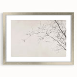 Minimalist Botanical Wall Art – Vintage Monochrome Print