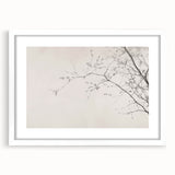 Minimalist Botanical Wall Art – Vintage Monochrome Print