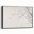 Minimalist Botanical Wall Art – Vintage Monochrome Print