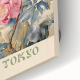 Vintage Botanical Art Prints: Flower Market of Tokyo