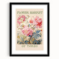 Vintage Botanical Art Prints: Flower Market of Tokyo