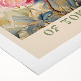 Vintage Botanical Art Prints: Flower Market of Tokyo